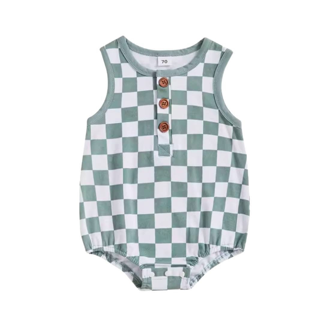 Checkered Romper