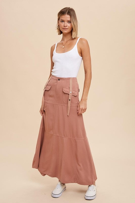 Utility Tiered skirt