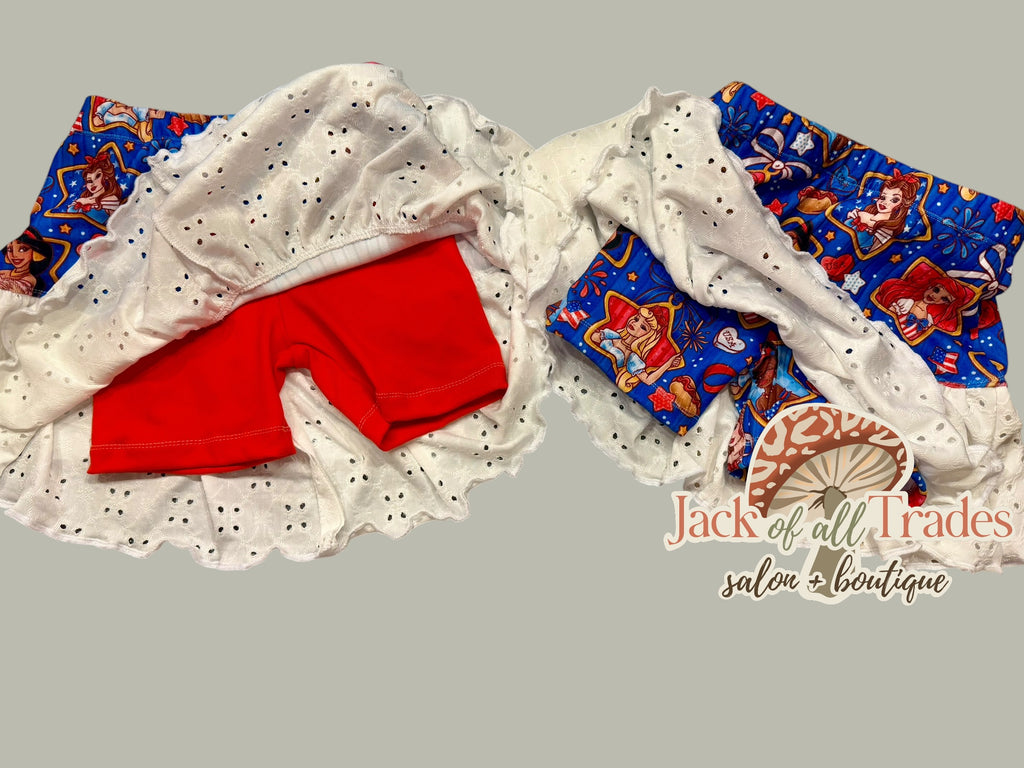 Princess Ruffle skorts RTS
