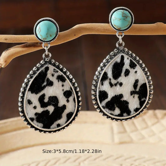 Cowhide Earrings