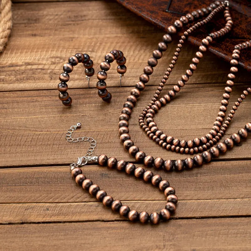 Western Beaded Necklace Set