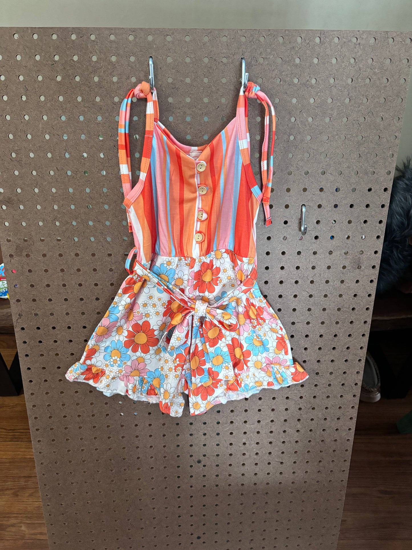 Finleys favorite romper on hand