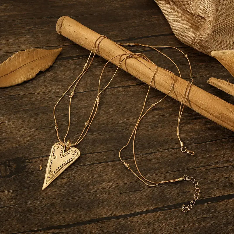 Golden Heart Necklace