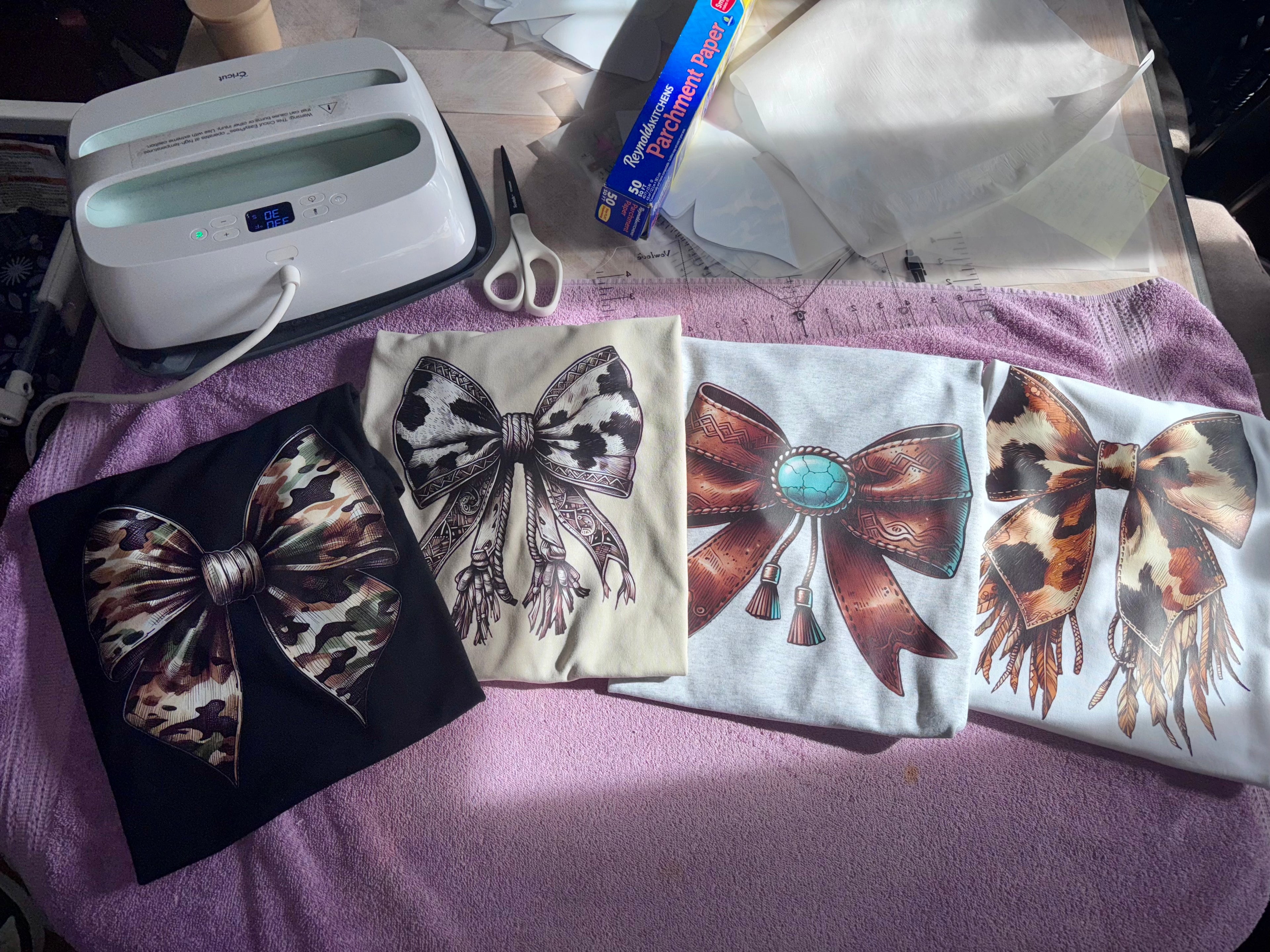 Bow graphic Tshirts