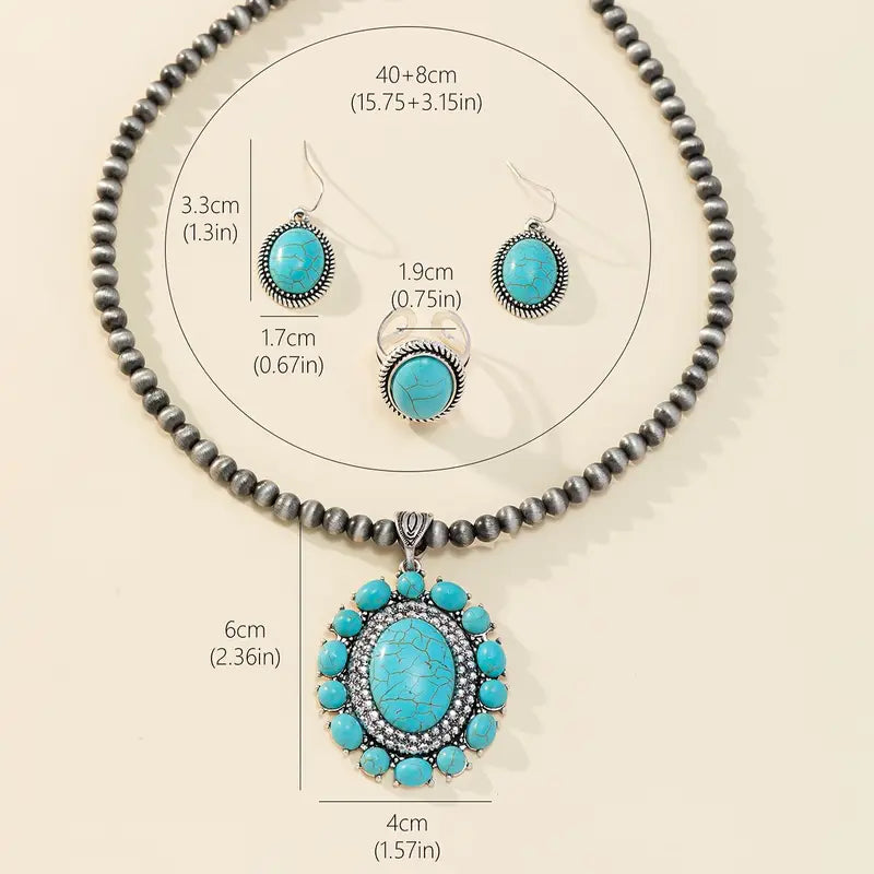 Women's Bohemian Retro Necklace set