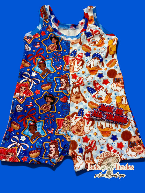 2T Princess FOJ Sunny romper RTS