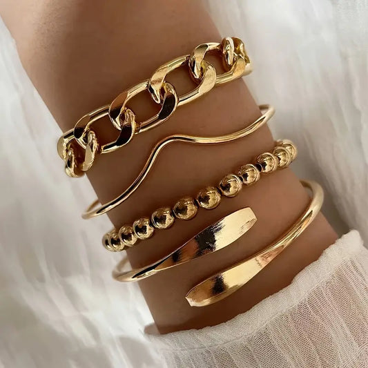 4 piece bangle bracelets