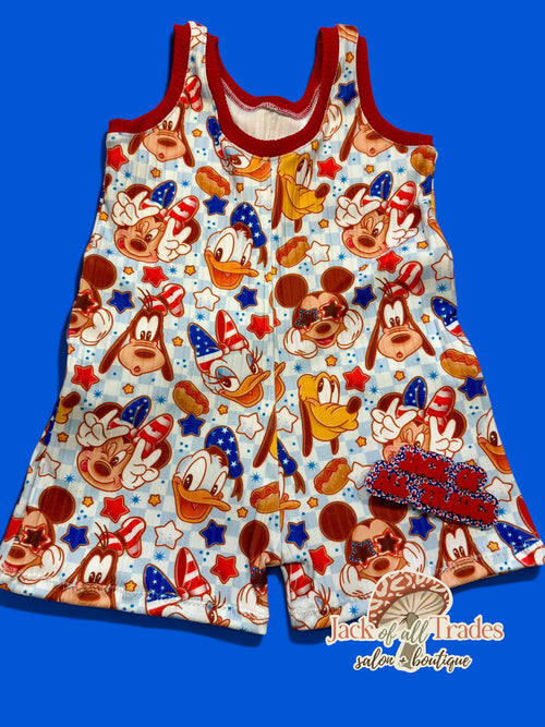 2T Mouse FOJ Sunny romper RTS
