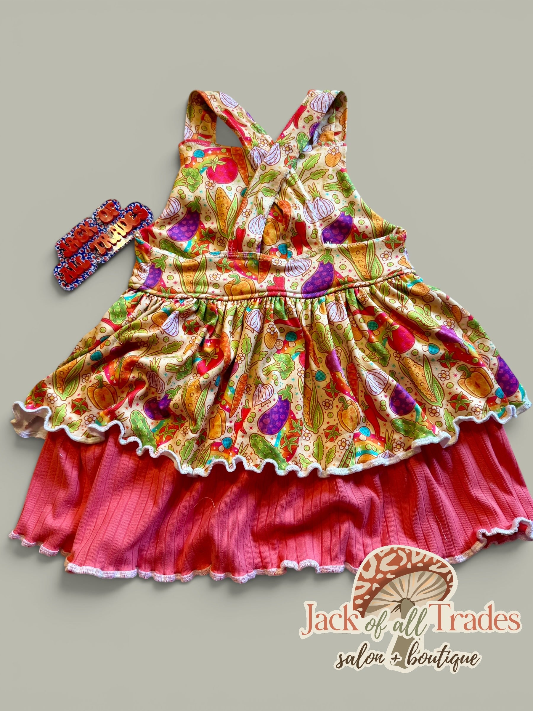 Everest Crossed Strap Dress RTS