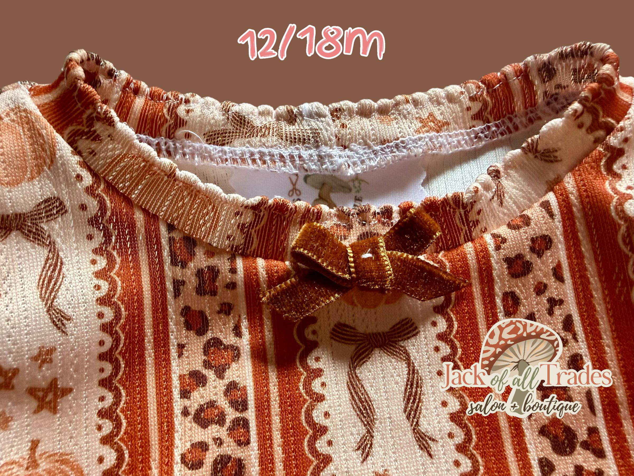 RTS Puff sleeve pointelle set 12-18m