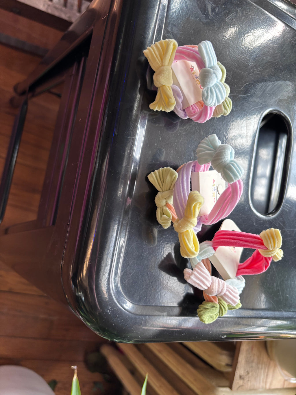 3 piece bow scrunchie