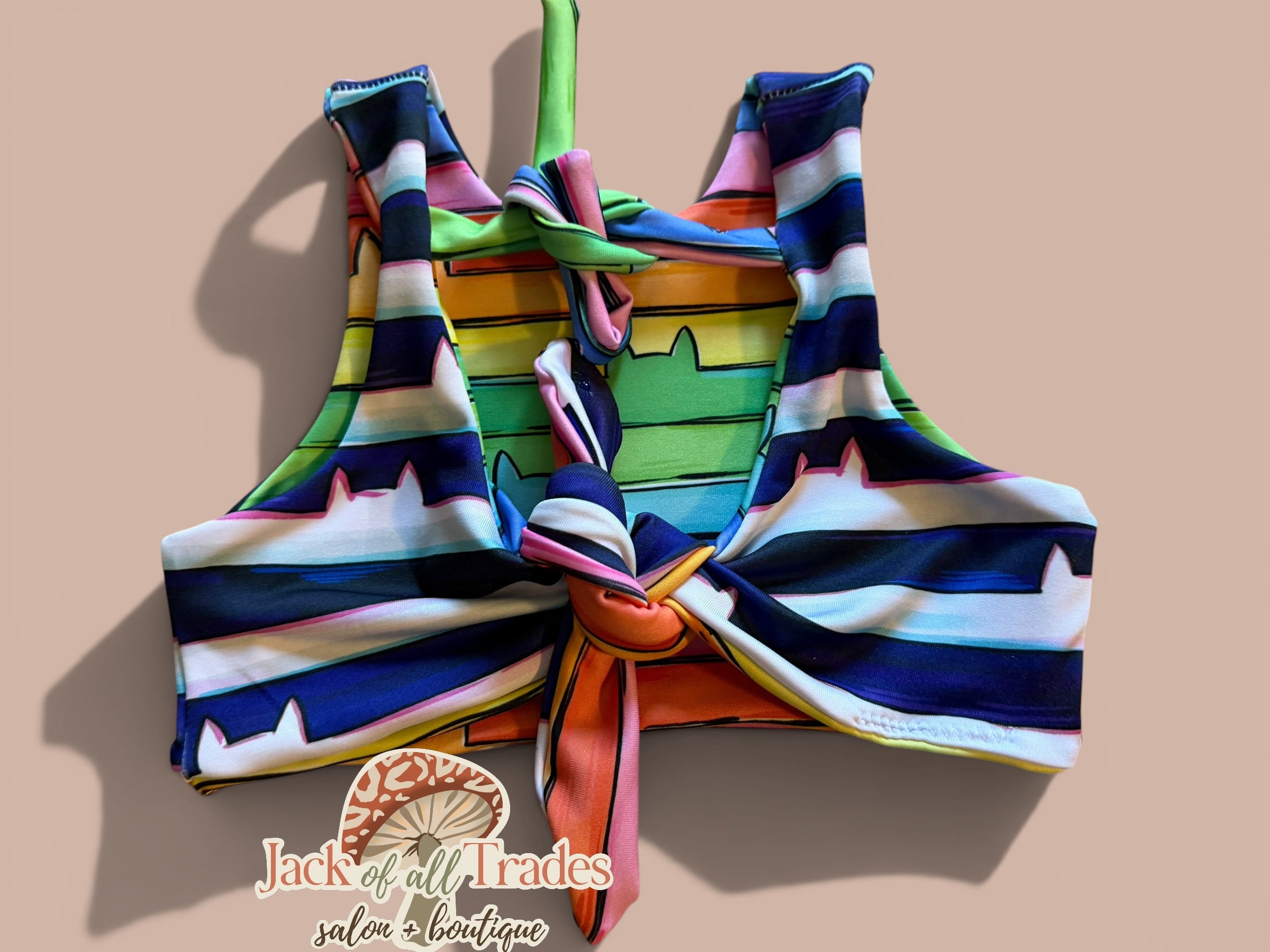 Reversible swim top