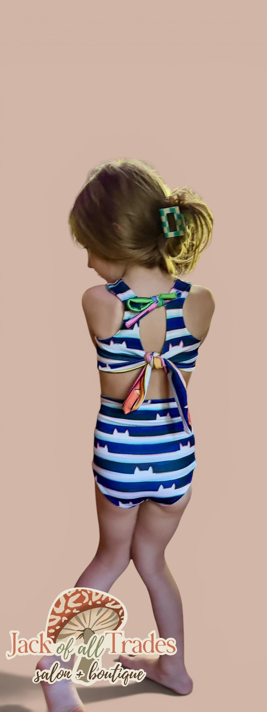 Reversible swim top