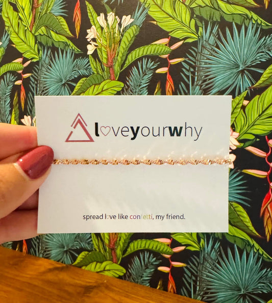 Rose gold bracelet