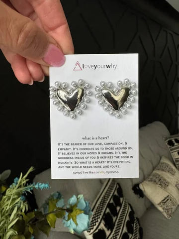 What is a heart? Earrings