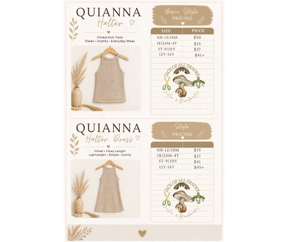 Quianna halter tank/dress