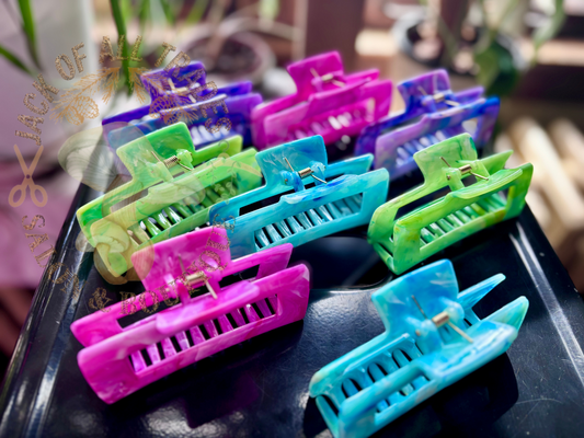 Bright Colored Hair Clips