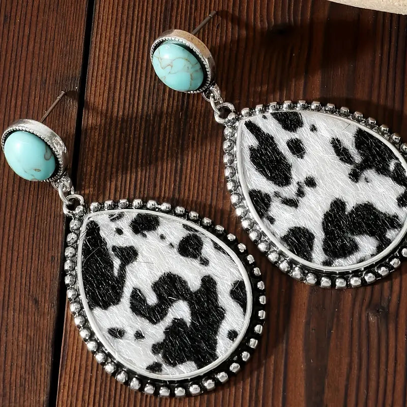 Cowhide Earrings