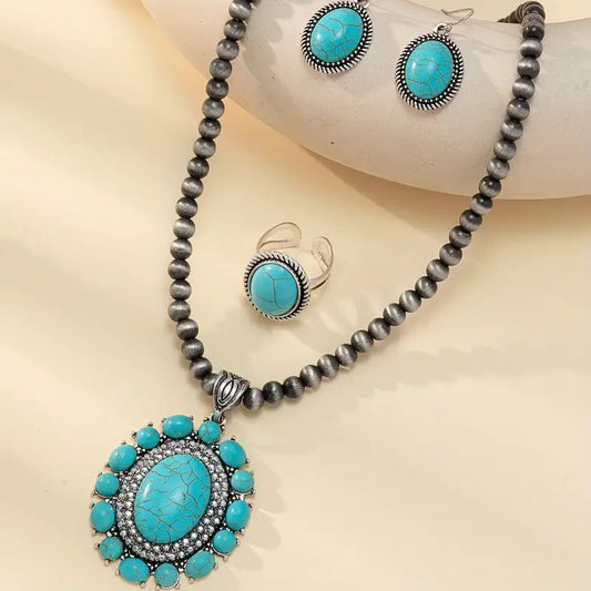 Women's Bohemian Retro Necklace set