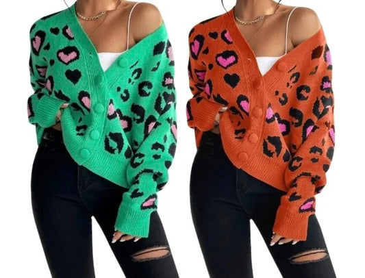 Love leopard Cardi
